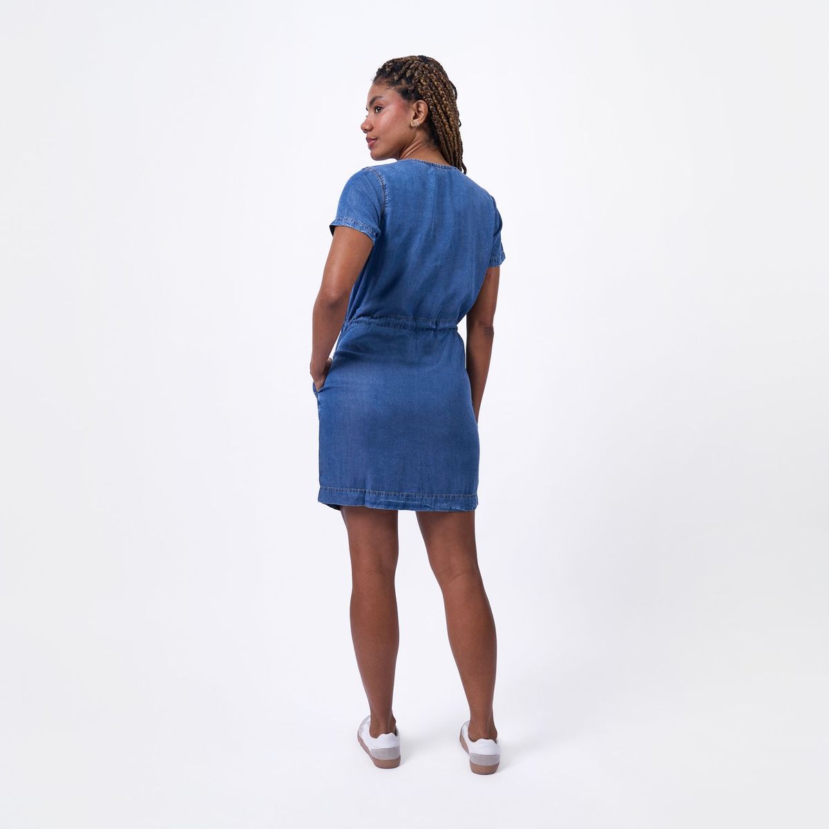 TAYSSIR - Vestido Corto Casual Mujer Tayssir
