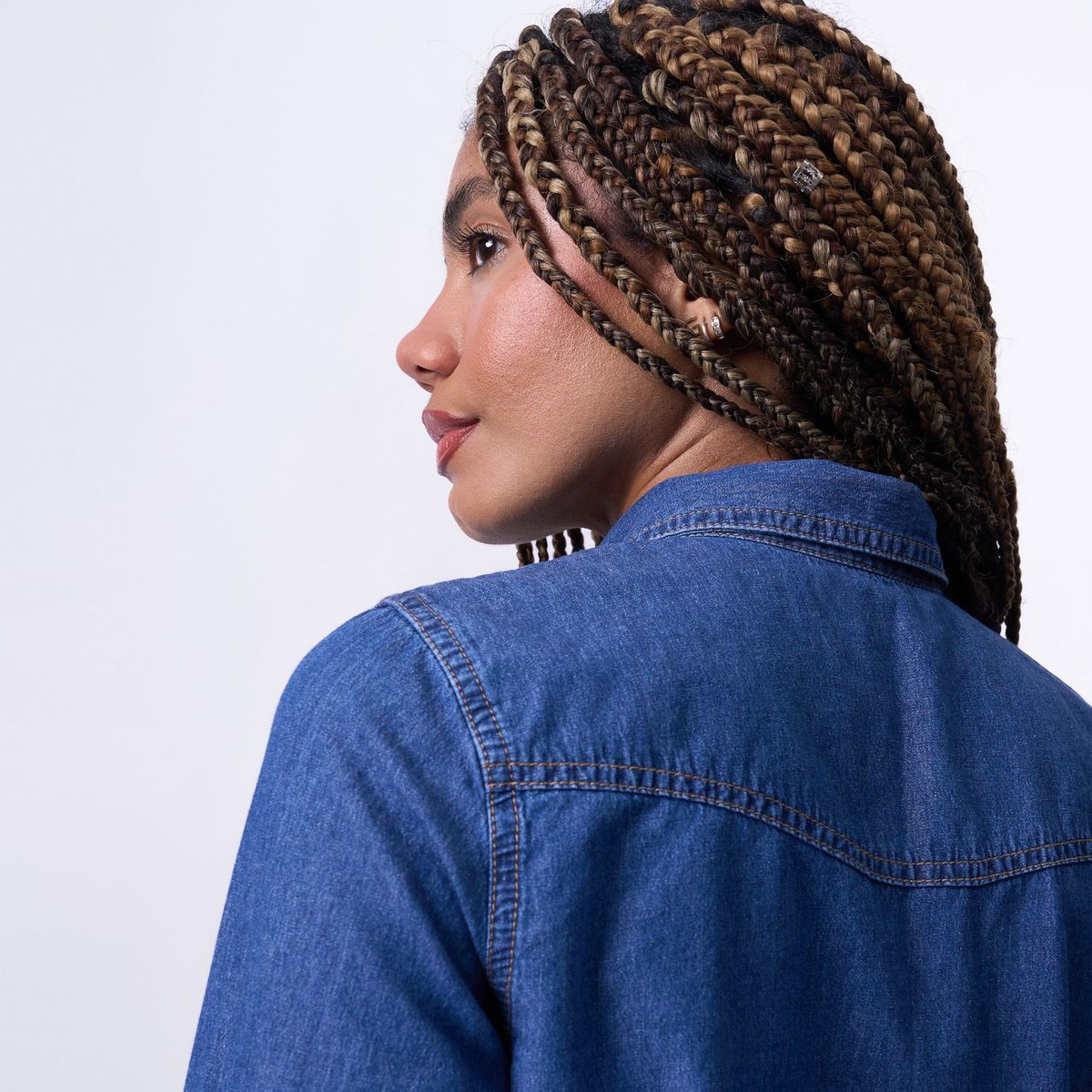 TAYSSIR - Blusa Manga Larga 100% Algodón Mujer Tayssir