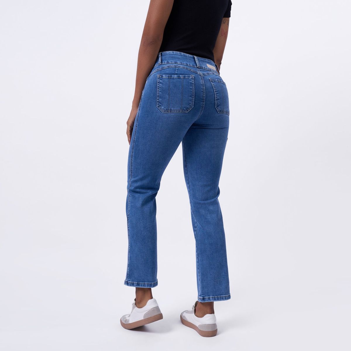 TAYSSIR - Jean Boot Cut Tiro Alto Mujer Tayssir