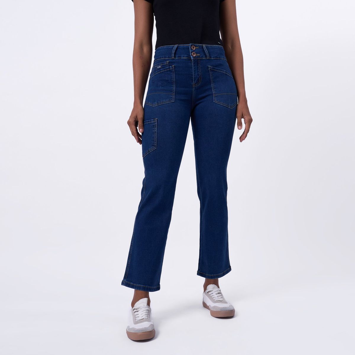 TAYSSIR - Jean Boot Cut Tiro Alto Mujer Tayssir