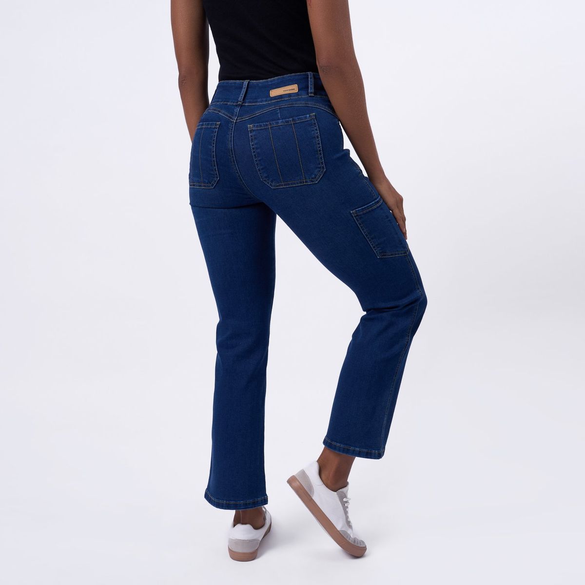 TAYSSIR - Jean Boot Cut Tiro Alto Mujer Tayssir