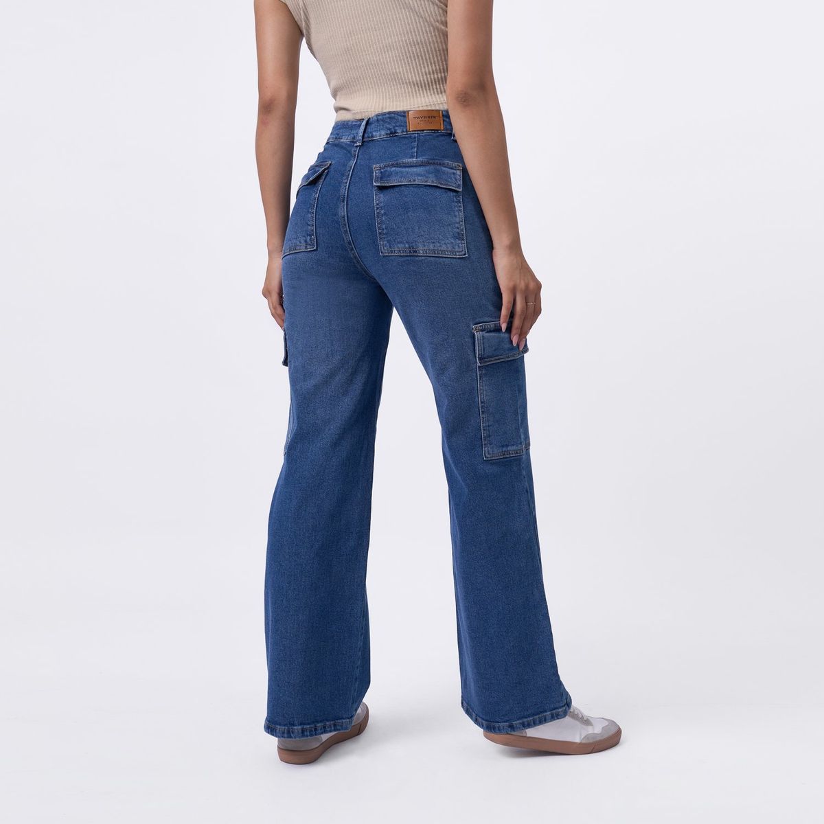 TAYSSIR - Jean Wide Algodón Mujer Tayssir