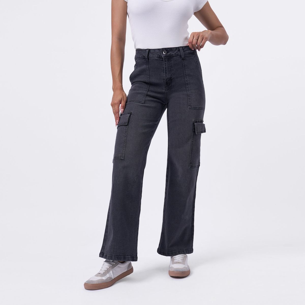 TAYSSIR - Jean Wide Algodón Mujer Tayssir