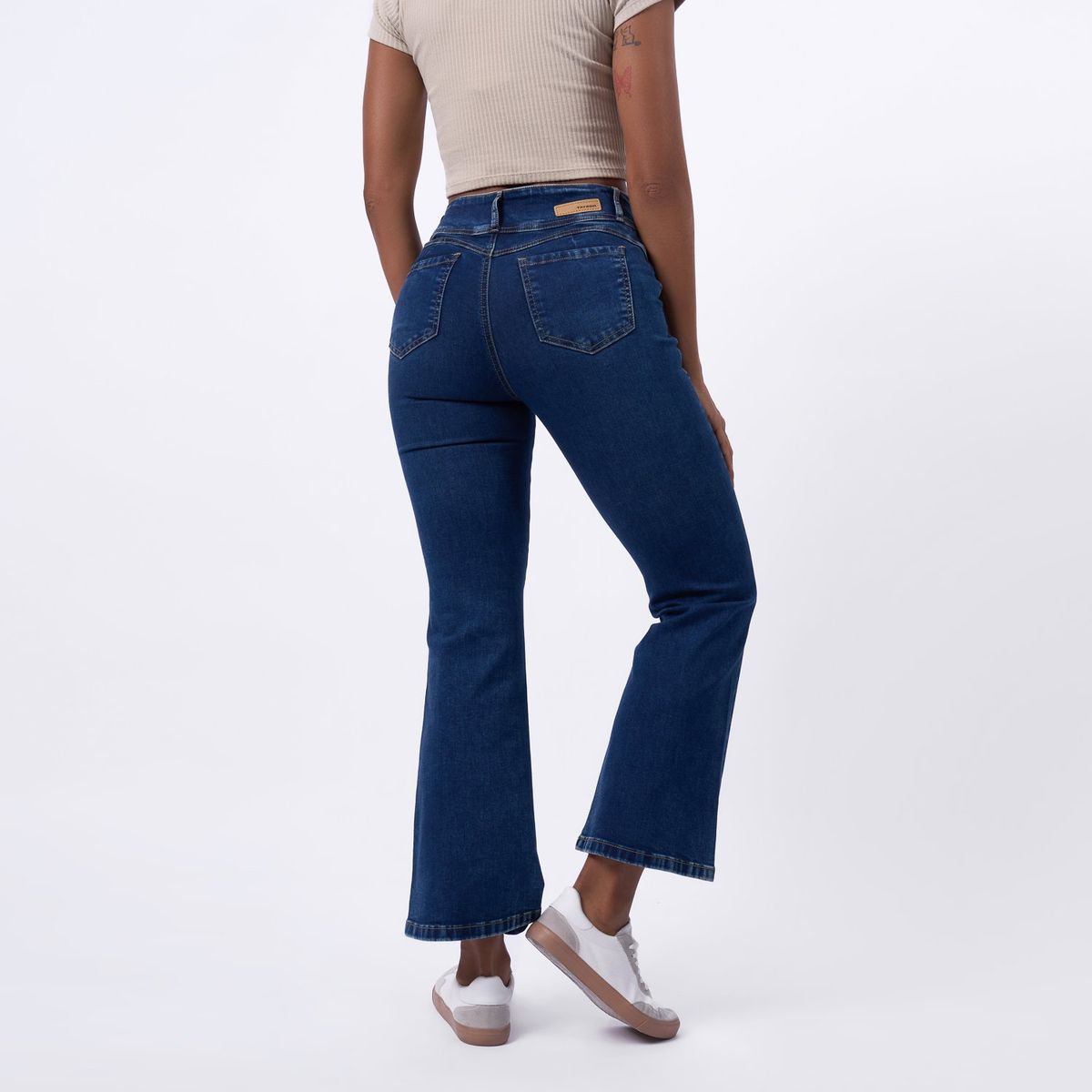 TAYSSIR - Jean Flare Tiro Alto Mujer Tayssir