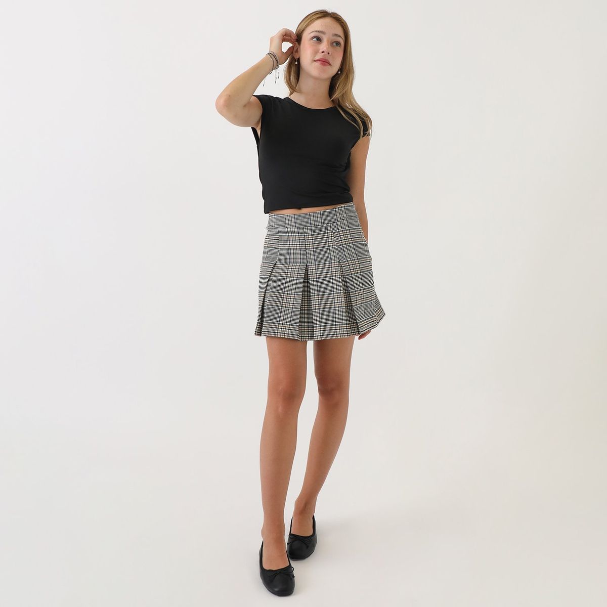 DENIMLAB - Falda Corta Casual Mujer Denimlab