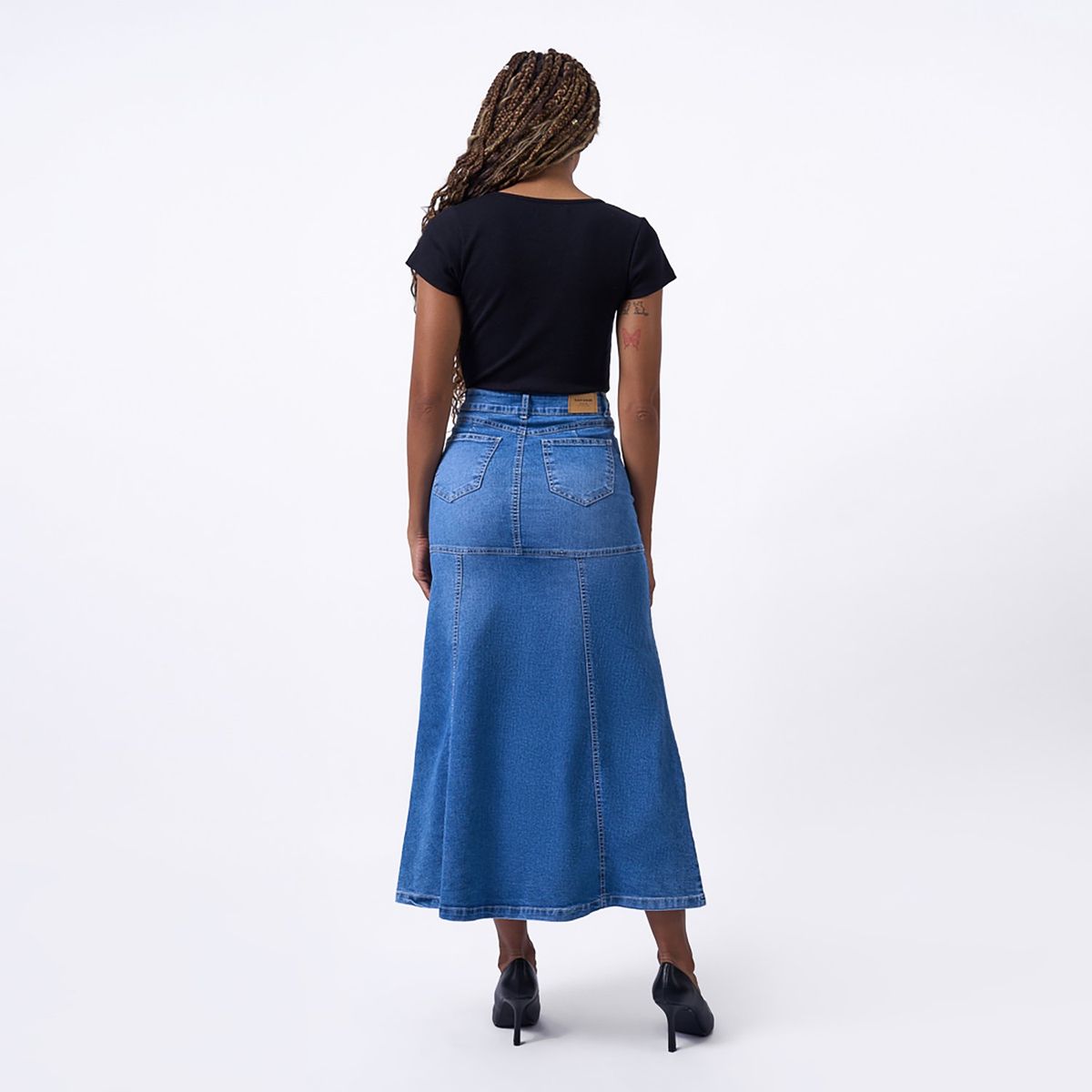 TAYSSIR - Falda Larga Algodón Mujer Tayssir