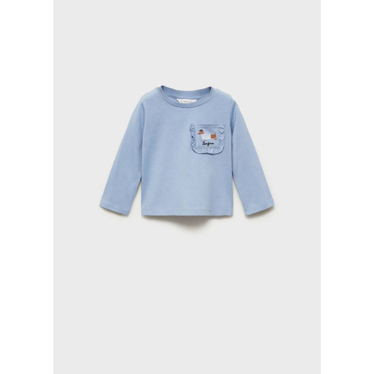 MANGO KIDS - Polo Manga Larga Bebé Niña Algodón Mango Kids