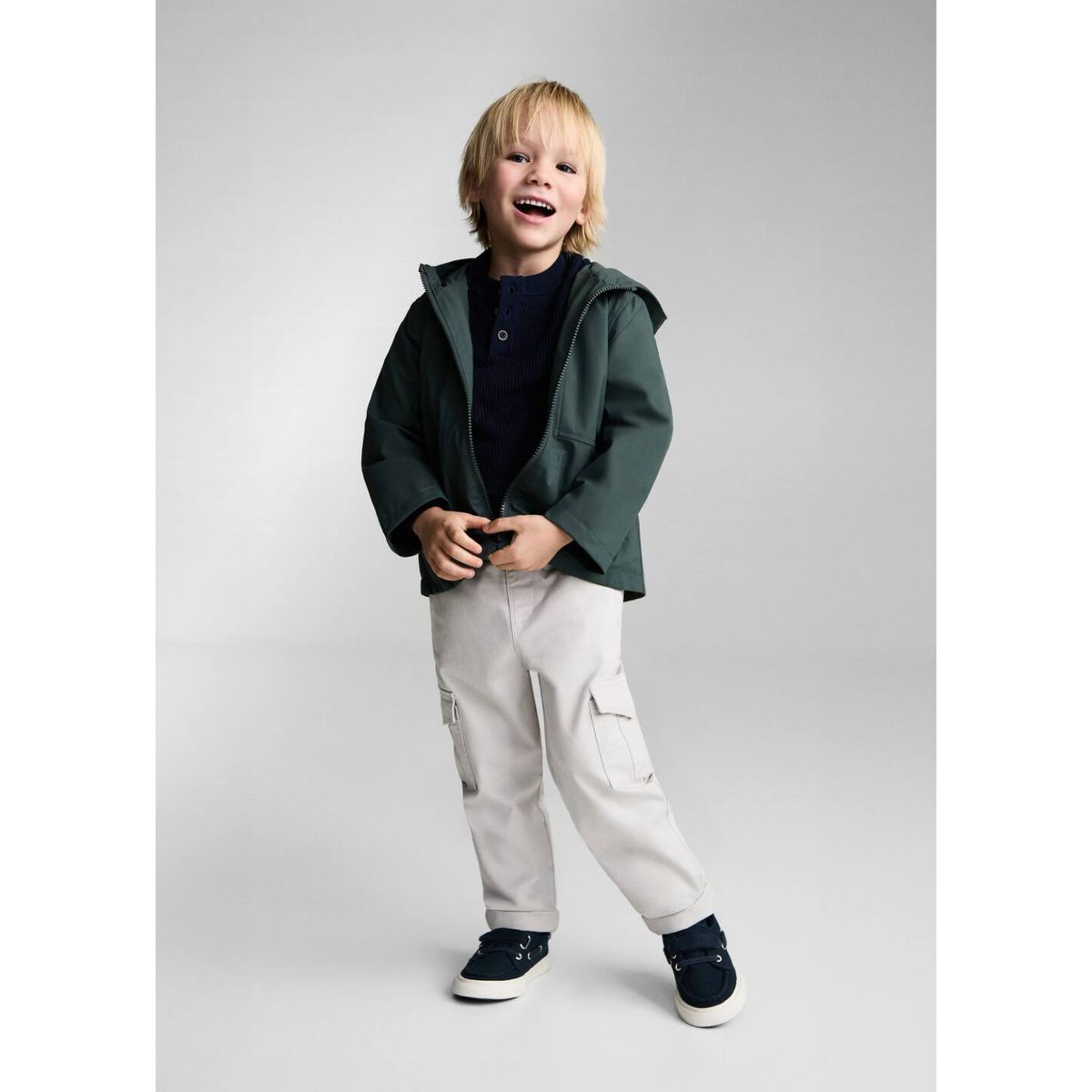 MANGO KIDS - Casaca Bebé Niño Mango Kids