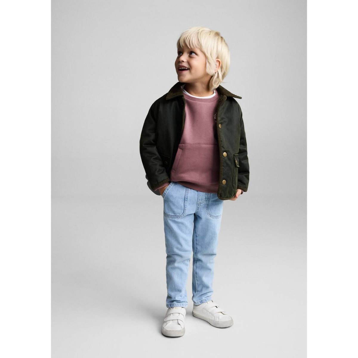 MANGO KIDS - Polera Bebé Niño Algodón Mango Kids