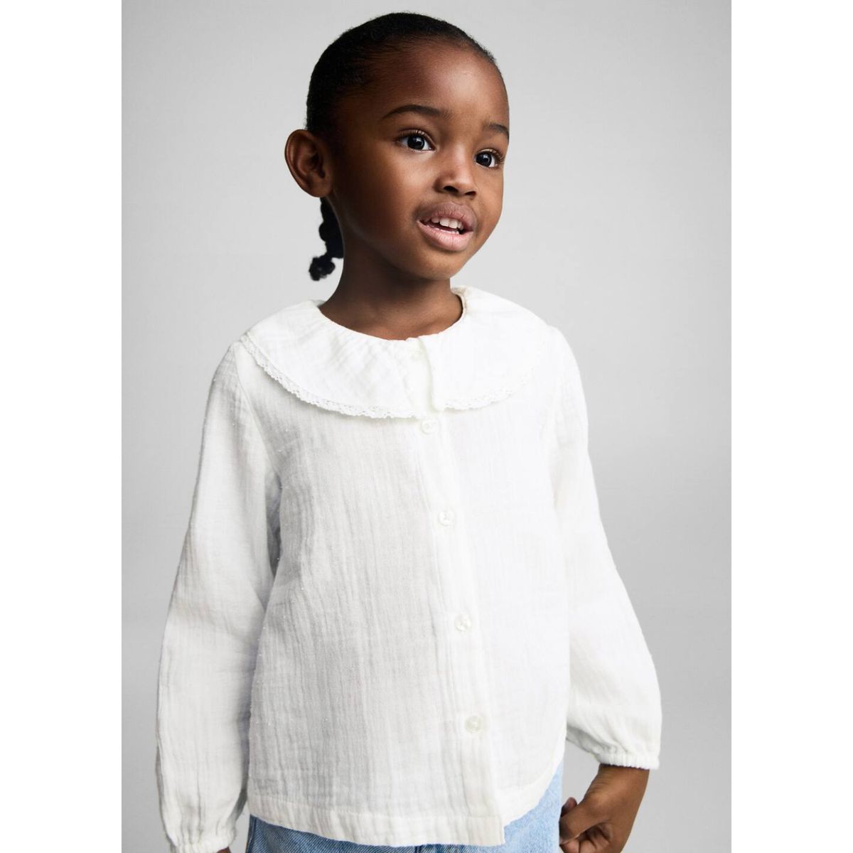 MANGO KIDS - Blusa Bebé Niña Manga Larga Algodón Mango Kids