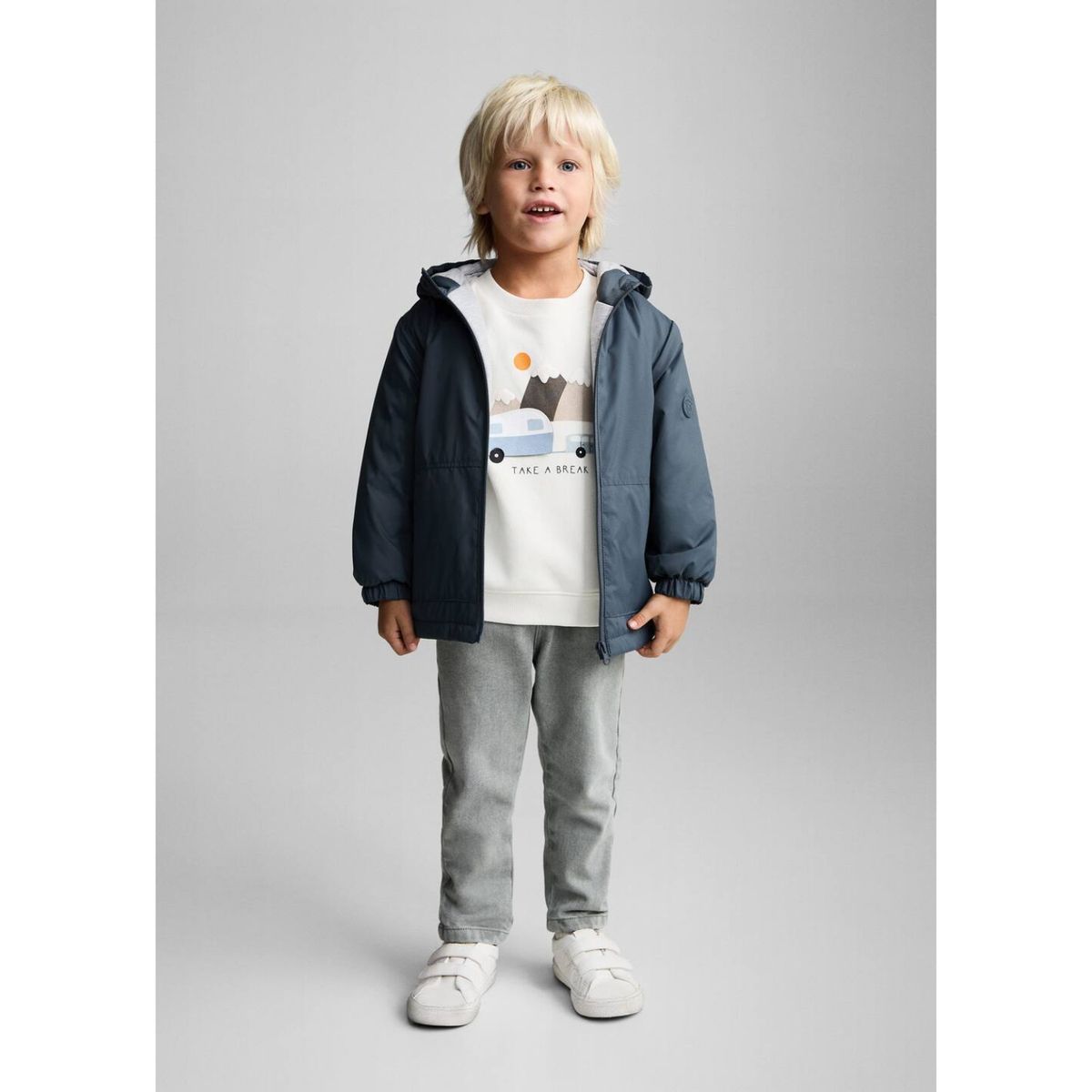 MANGO KIDS - Casaca Bebé Niño Mango Kids