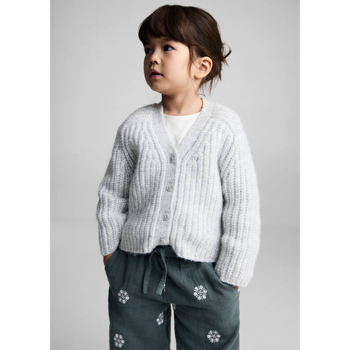 MANGO KIDS - Pantalón Bebé Niña Algodón Mango Kids