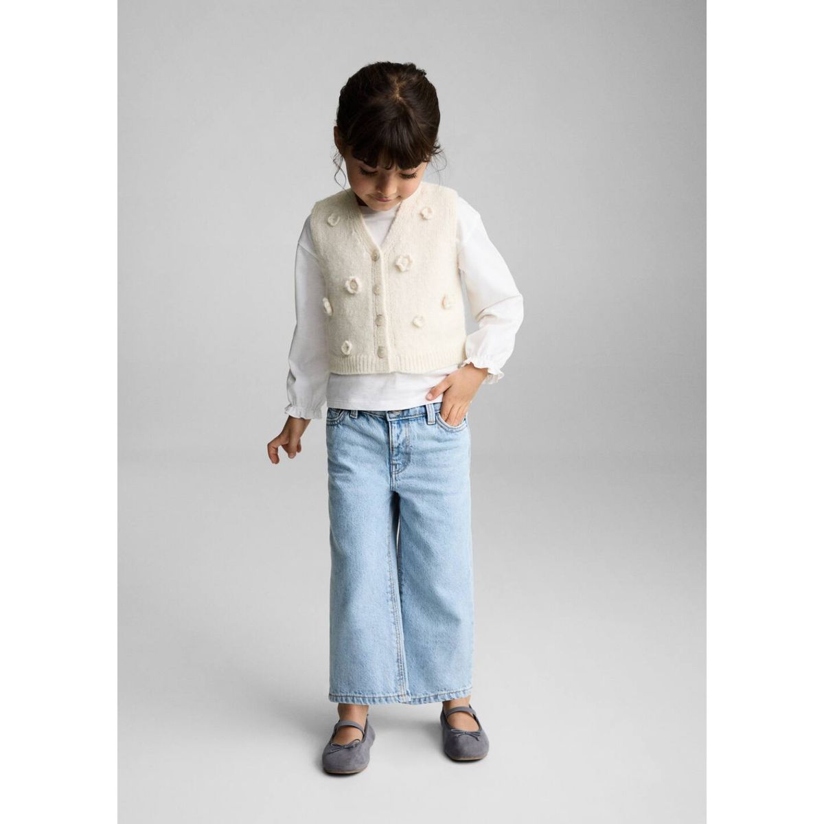 MANGO KIDS - Chaleco Bebé Niña Mango Kids