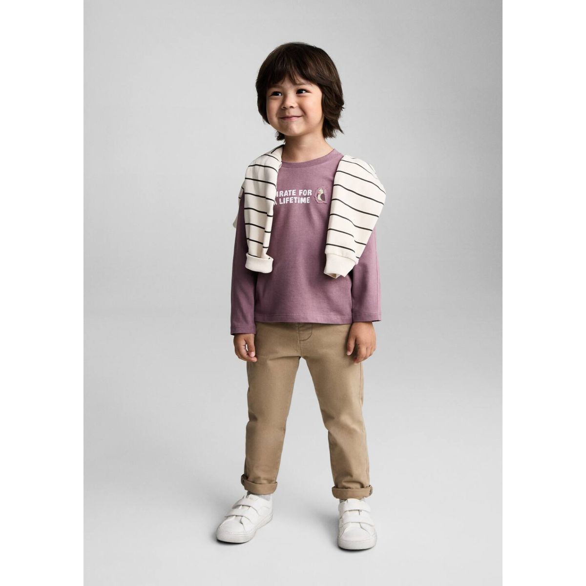 MANGO KIDS - Polo Bebé Niño Manga Larga Algodón Mango Kids