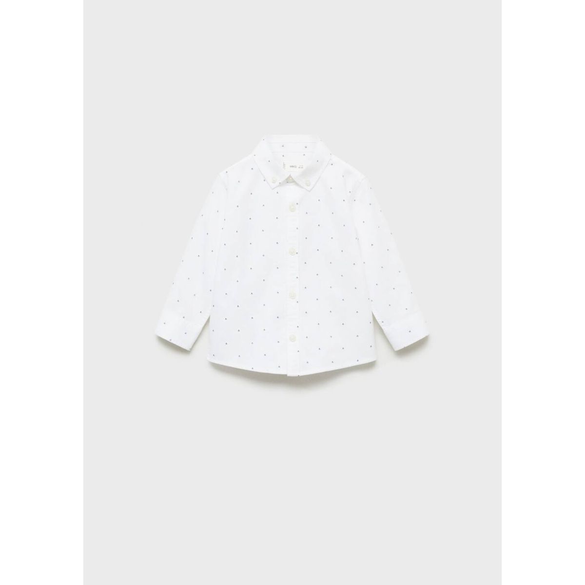 MANGO KIDS - Camisa Bebé Niño Manga Larga Algodón Mango Kids