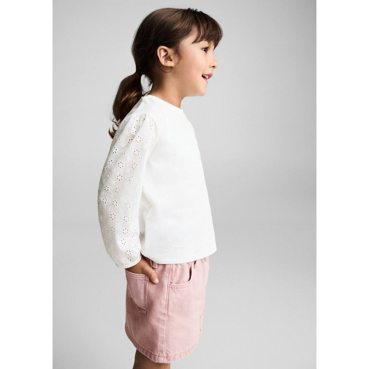 MANGO KIDS - Falda Bebé Niña Algodón Mango Kids