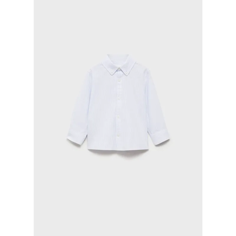 MANGO KIDS - Camisa Bebé Niño Manga Larga Algodón Mango Kids