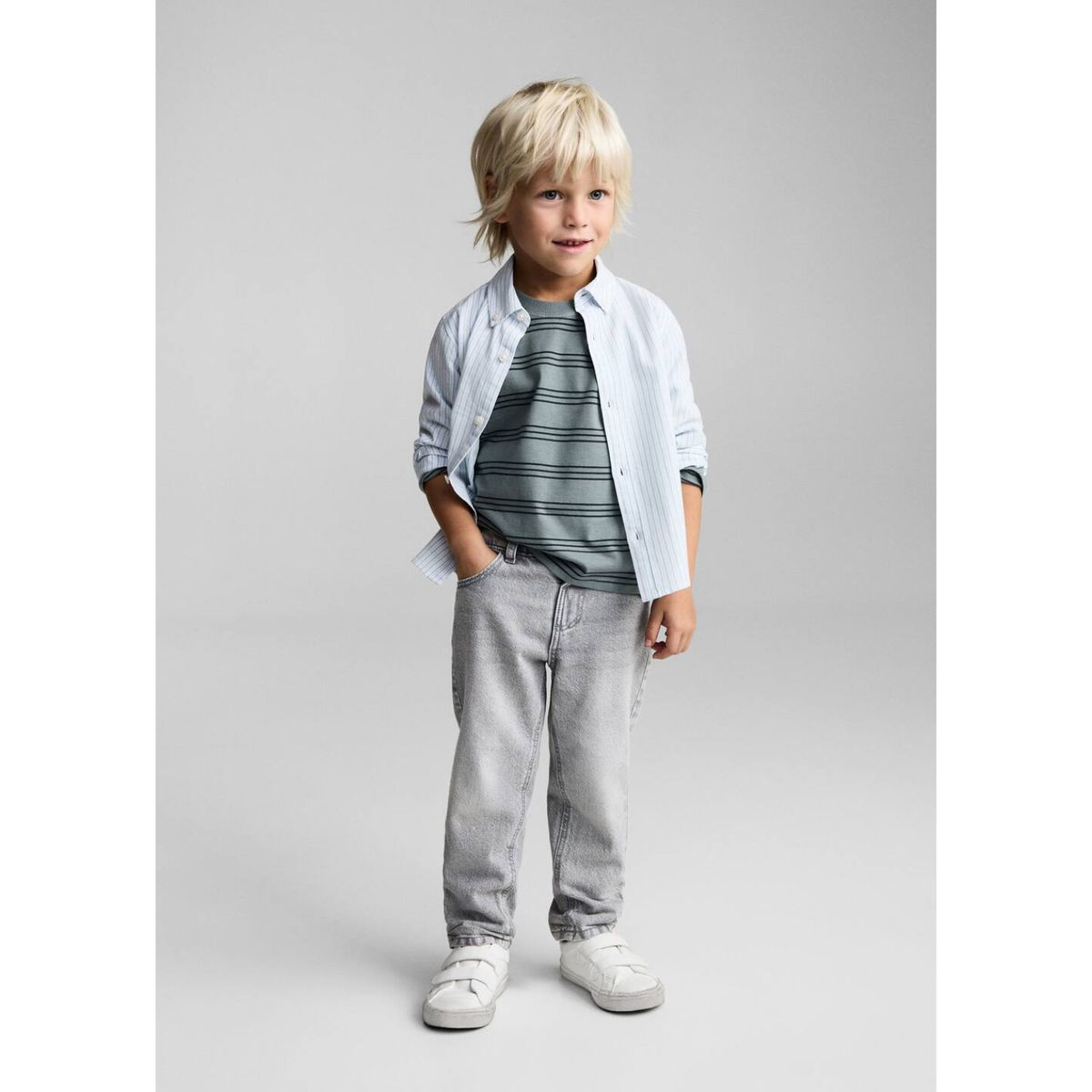 MANGO KIDS - Polo Bebé Niño Manga Larga Algodón Mango Kids