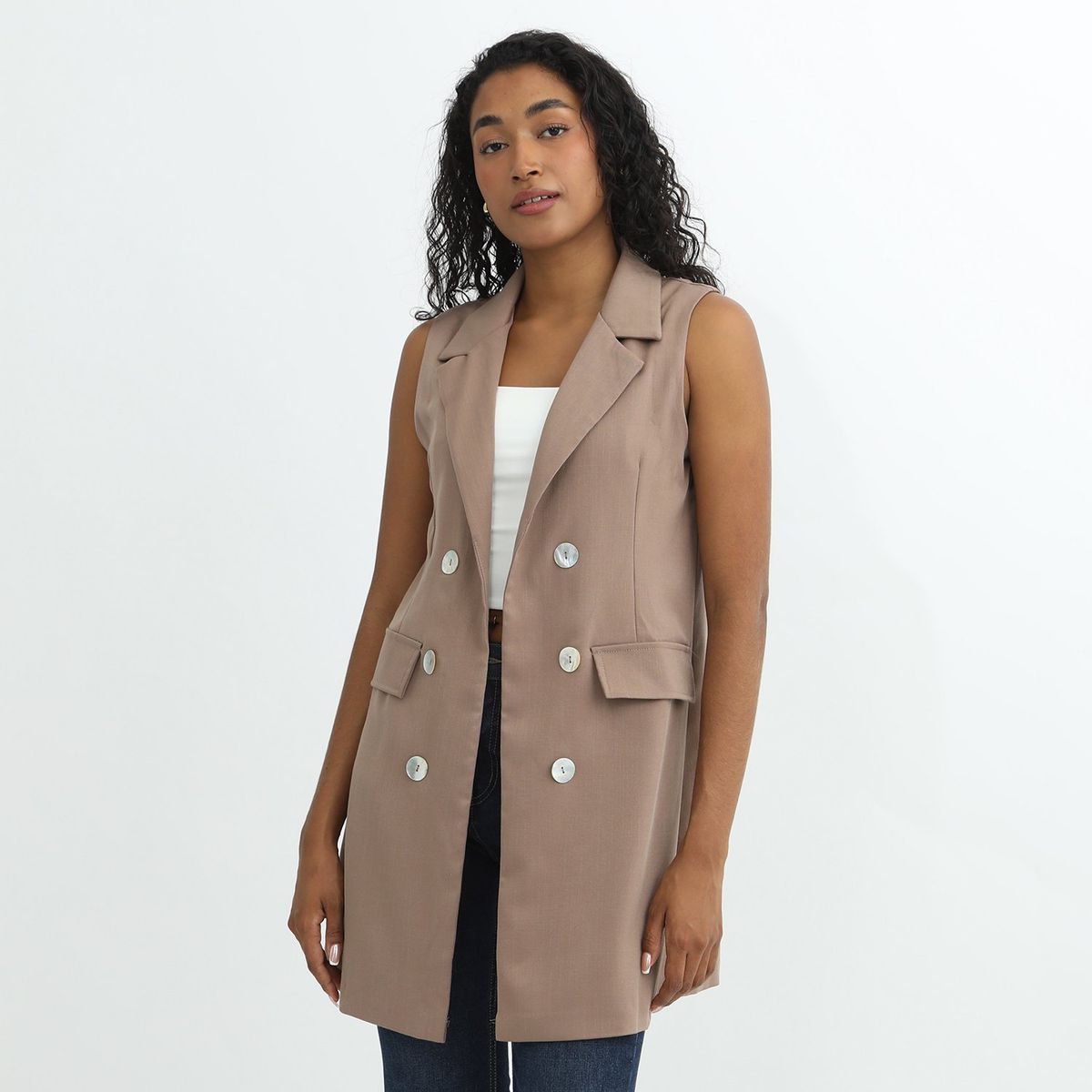 UNIVERSITY CLUB - Chaleco Casual Mujer University Club