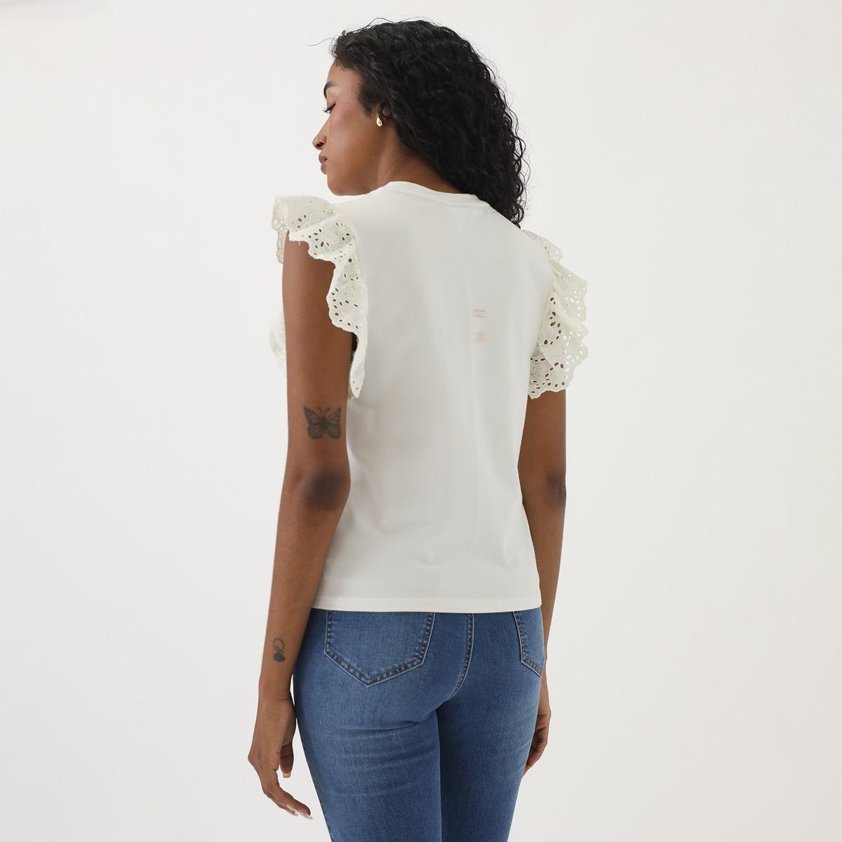 ELLE - Polo Manga Corta 100% Algodón Mujer Elle