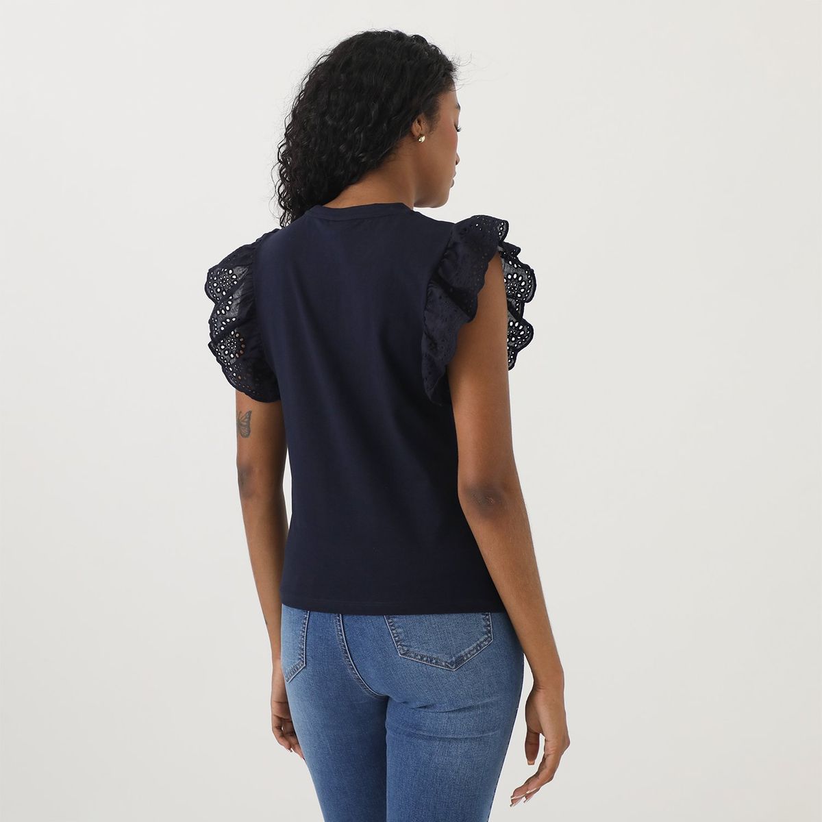 ELLE - Polo Manga Corta 100% Algodón Mujer Elle