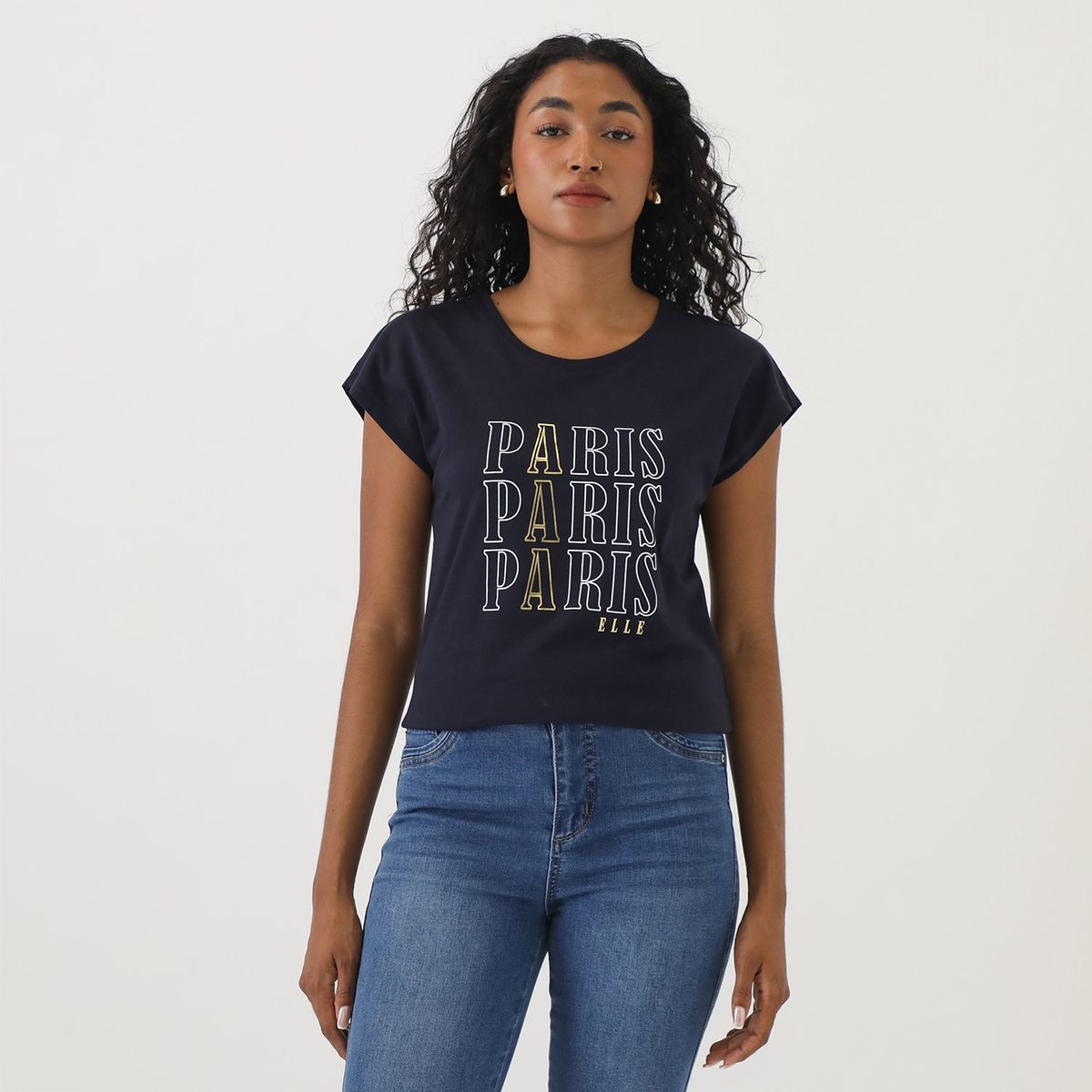 ELLE - Polo Sin Mangas 100% Algodón Mujer Elle