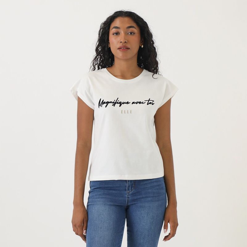 ELLE - Polo Sin Mangas 100% Algodón Mujer Elle