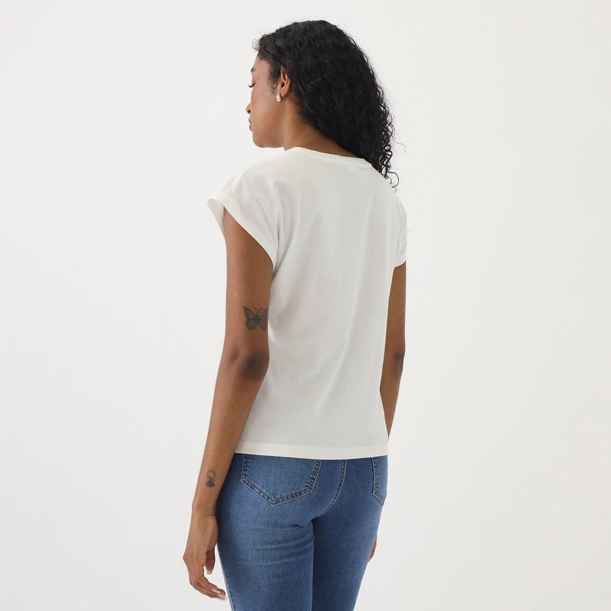 ELLE - Polo Sin Mangas 100% Algodón Mujer Elle