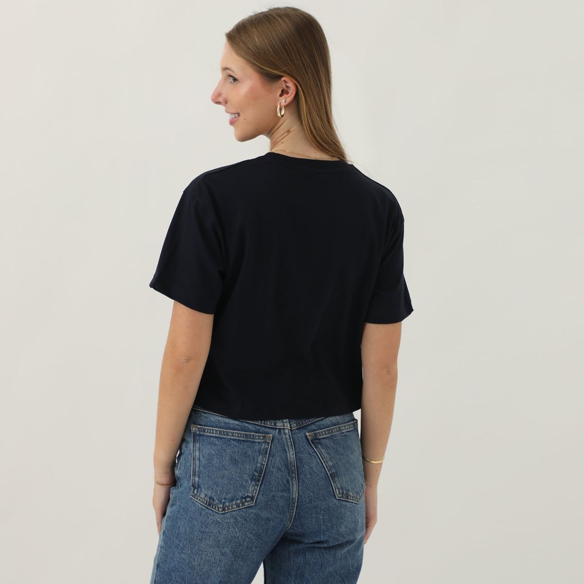 AMERICAN ABBEY - Polo Manga Corta 100% Algodón Mujer American Abbey