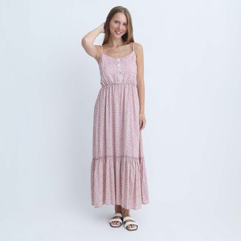 AMERICAN ABBEY - Vestido Largo Casual Mujer American Abbey