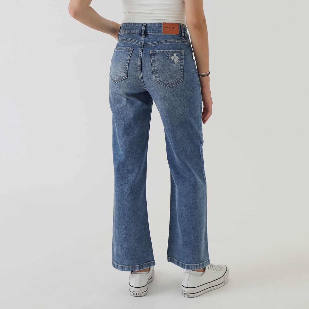 AMERICAN ABBEY - Jean Straight Algodón Mujer American Abbey