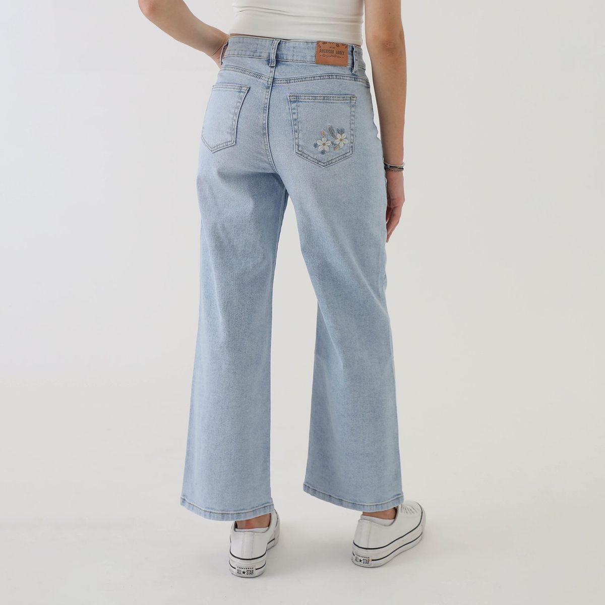 AMERICAN ABBEY - Jean Straight Algodón Mujer American Abbey