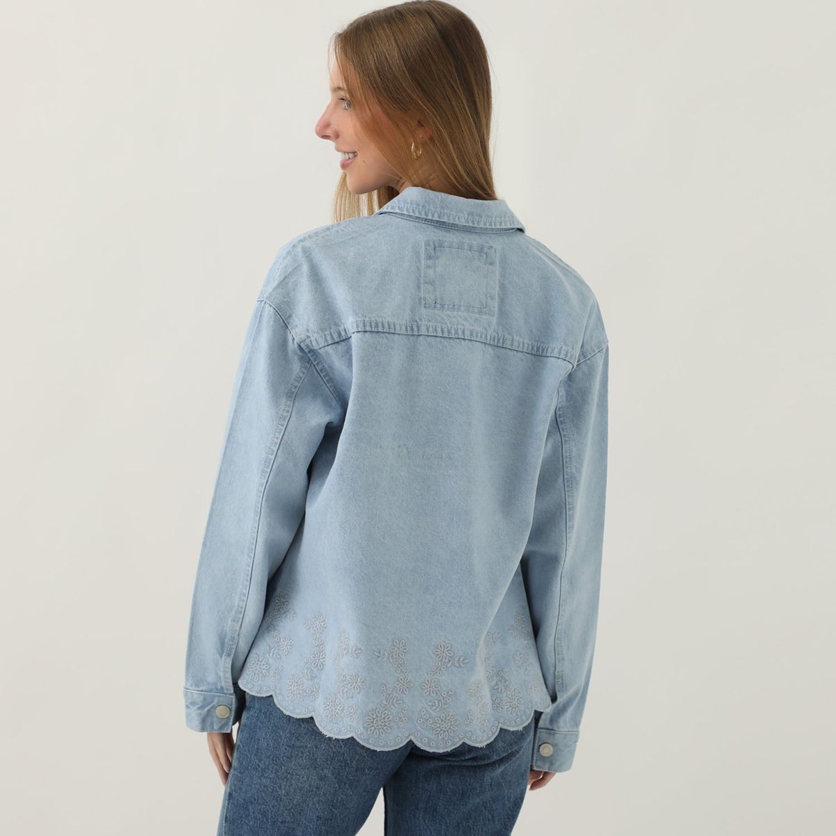 AMERICAN ABBEY - Casaca Oversize 100% Algodón Mujer American Abbey