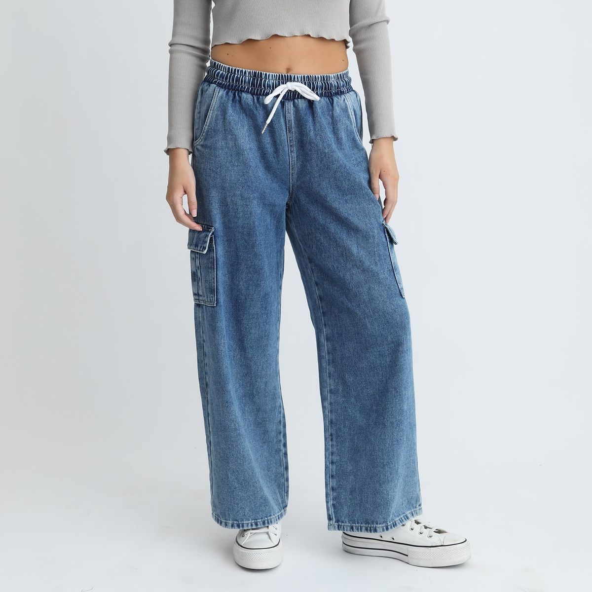 DOO AUSTRALIA - Jean Cargo 100% Algodón Mujer Doo Australia