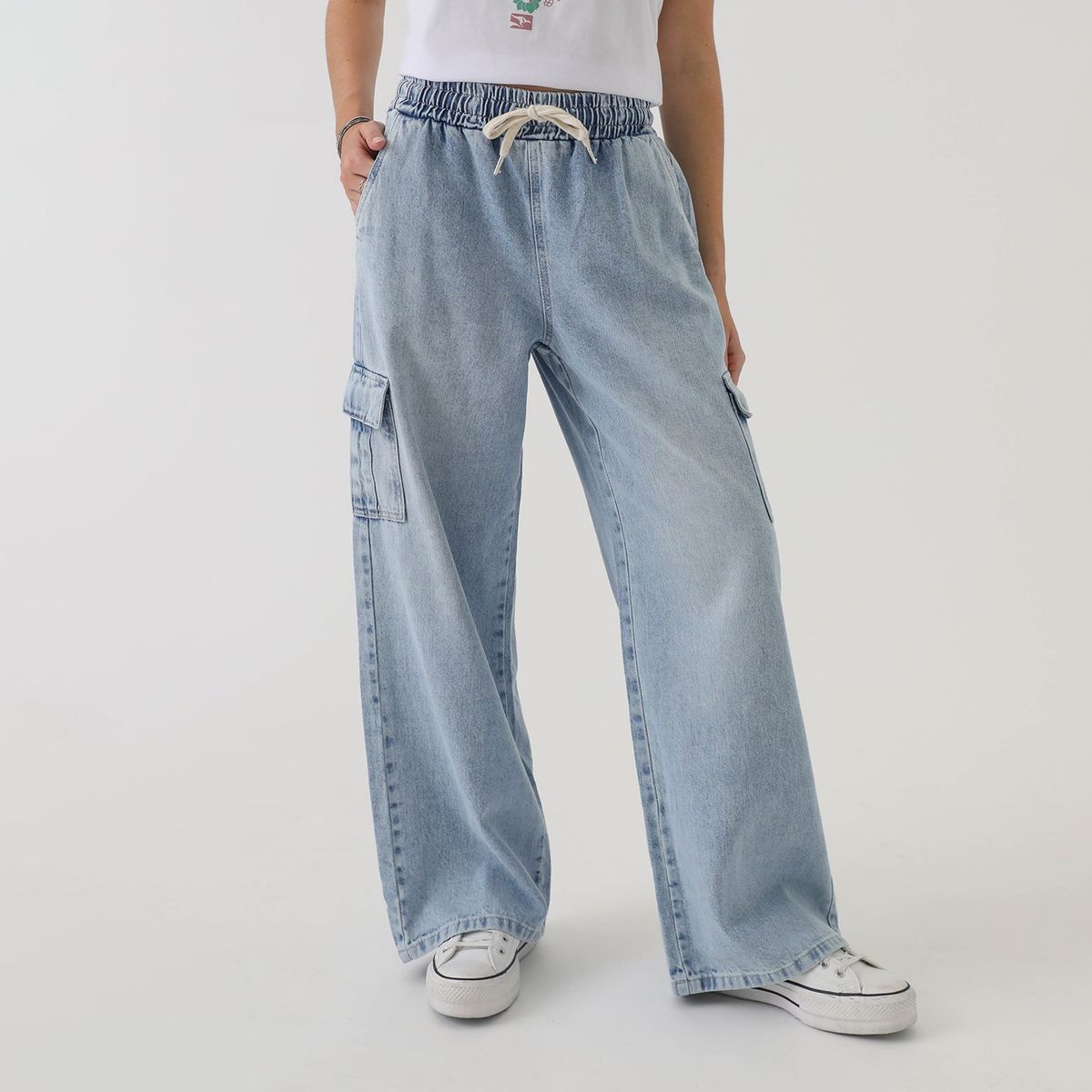 DOO AUSTRALIA - Jean Cargo 100% Algodón Mujer Doo Australia