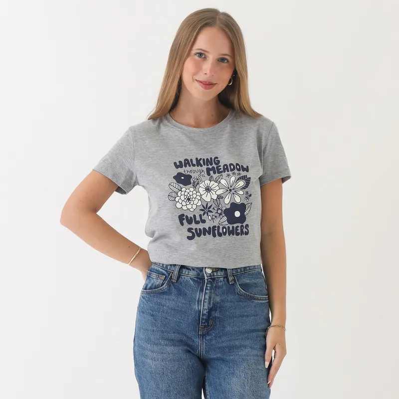 AMERICAN ABBEY - Polo Manga Corta Algodón Mujer American Abbey