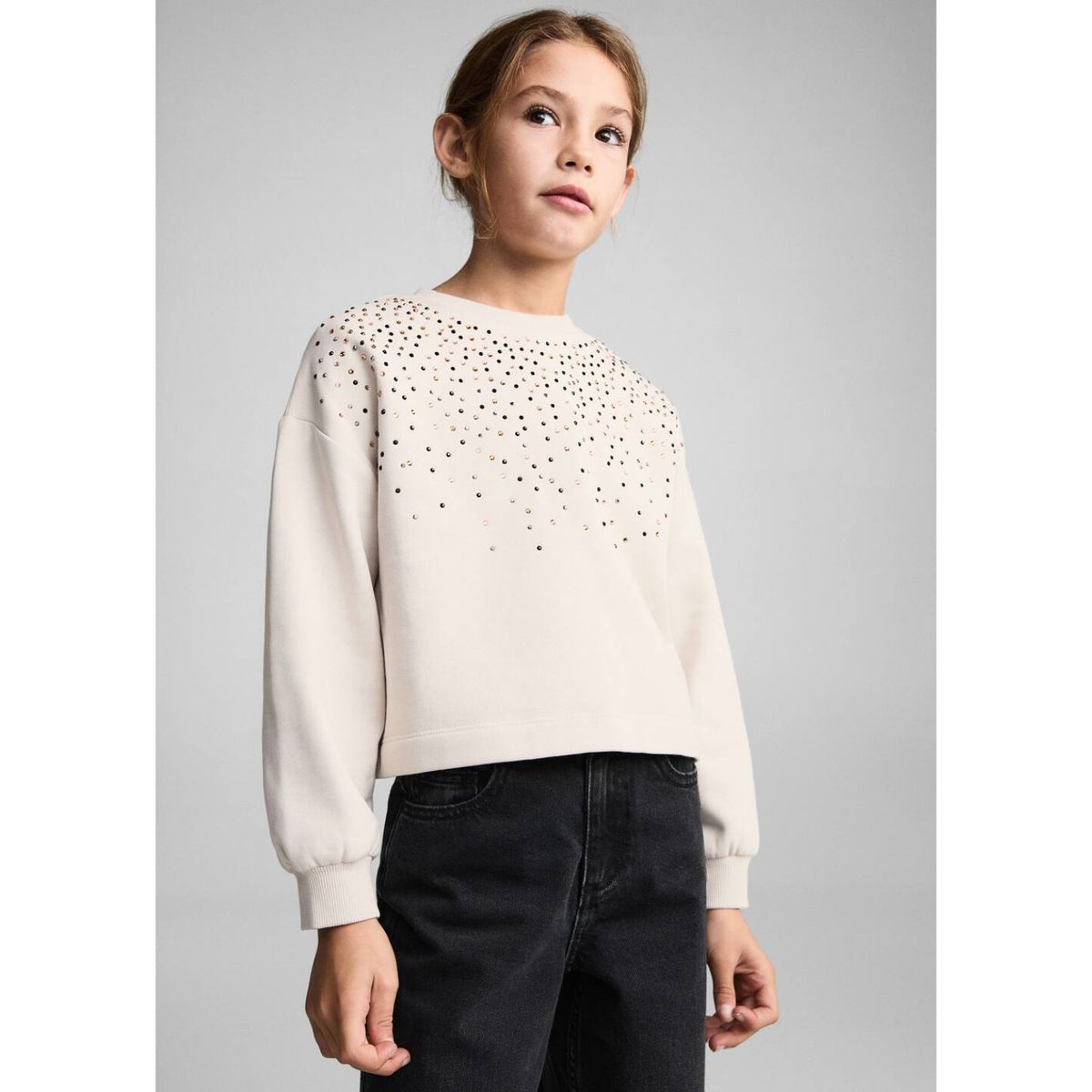 MANGO KIDS - Polera Niña Algodón Mango Kids