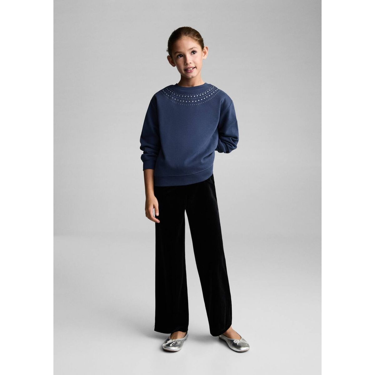 MANGO KIDS - Polera Niña Algodón Mango Kids