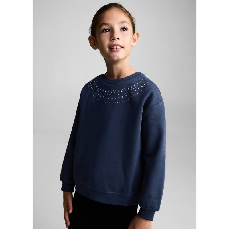 MANGO KIDS - Polera Niña Algodón Mango Kids