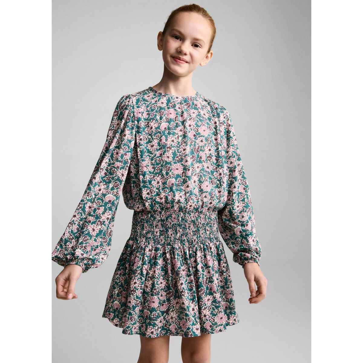 MANGO KIDS - Vestido Niña Manga Larga Mango Kids