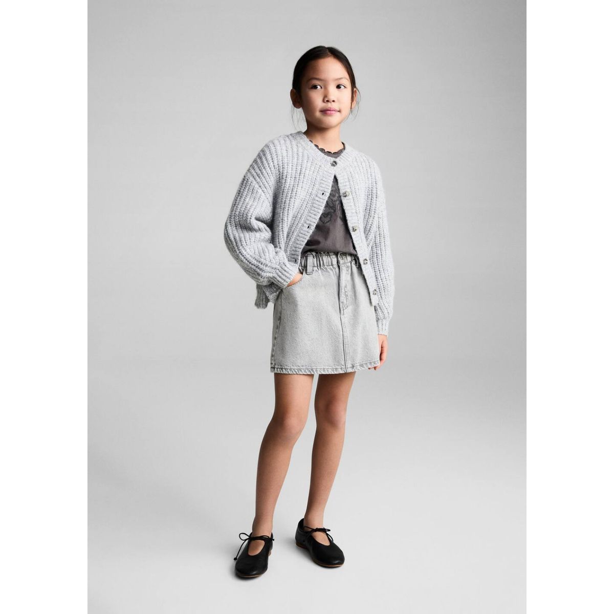 MANGO KIDS - Falda Niña Algodón Mango Kids