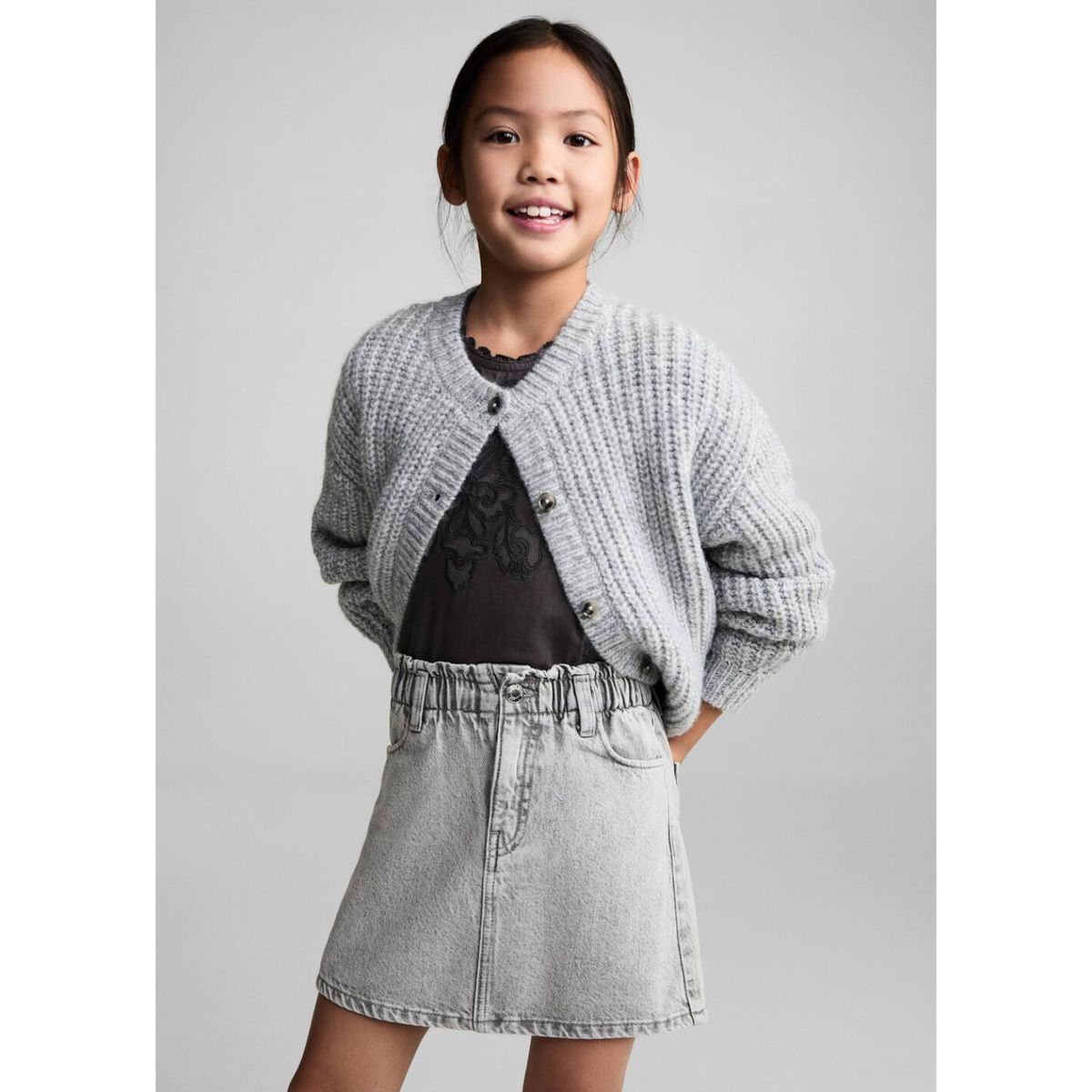 MANGO KIDS - Falda Niña Algodón Mango Kids