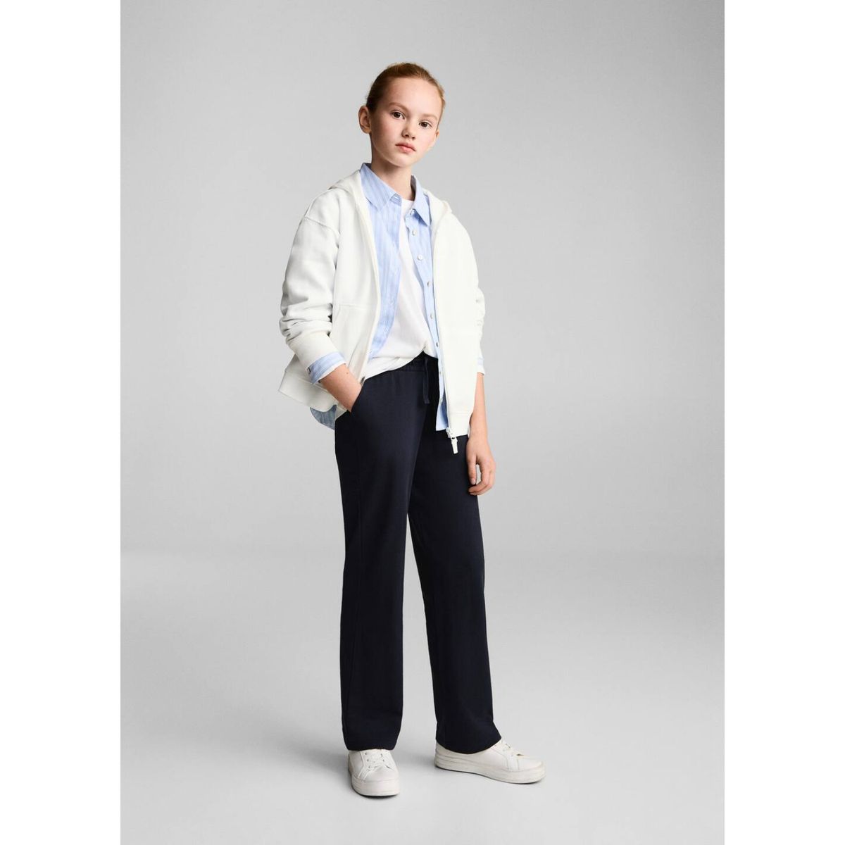 MANGO KIDS - Pantalon Niña Algodón Mango Kids