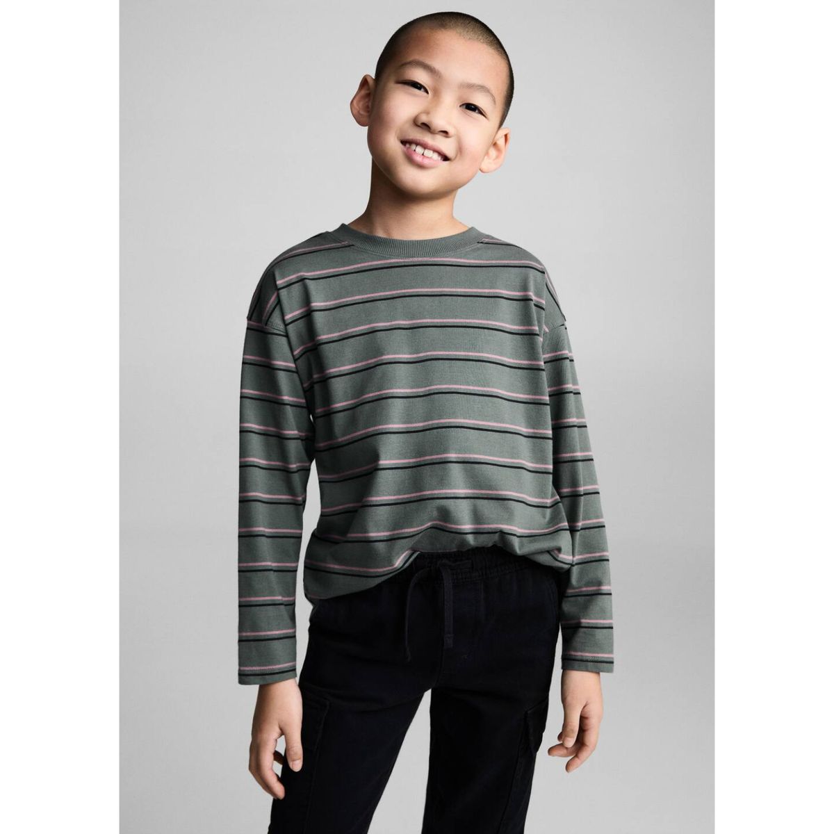 MANGO KIDS - Polo Niño Manga Larga Algodón Mango Kids