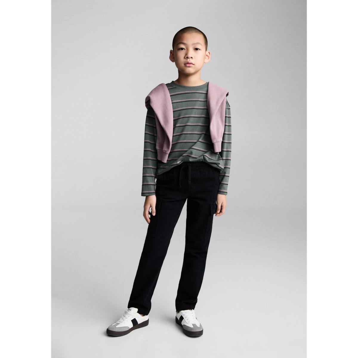 MANGO KIDS - Polo Niño Manga Larga Algodón Mango Kids