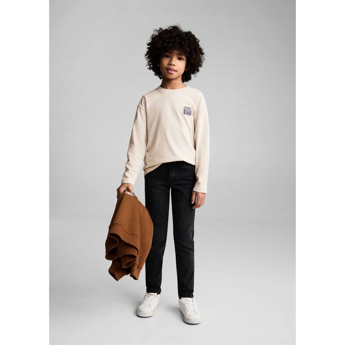 MANGO KIDS - Polo Niño Manga Larga Algodón Mango Kids