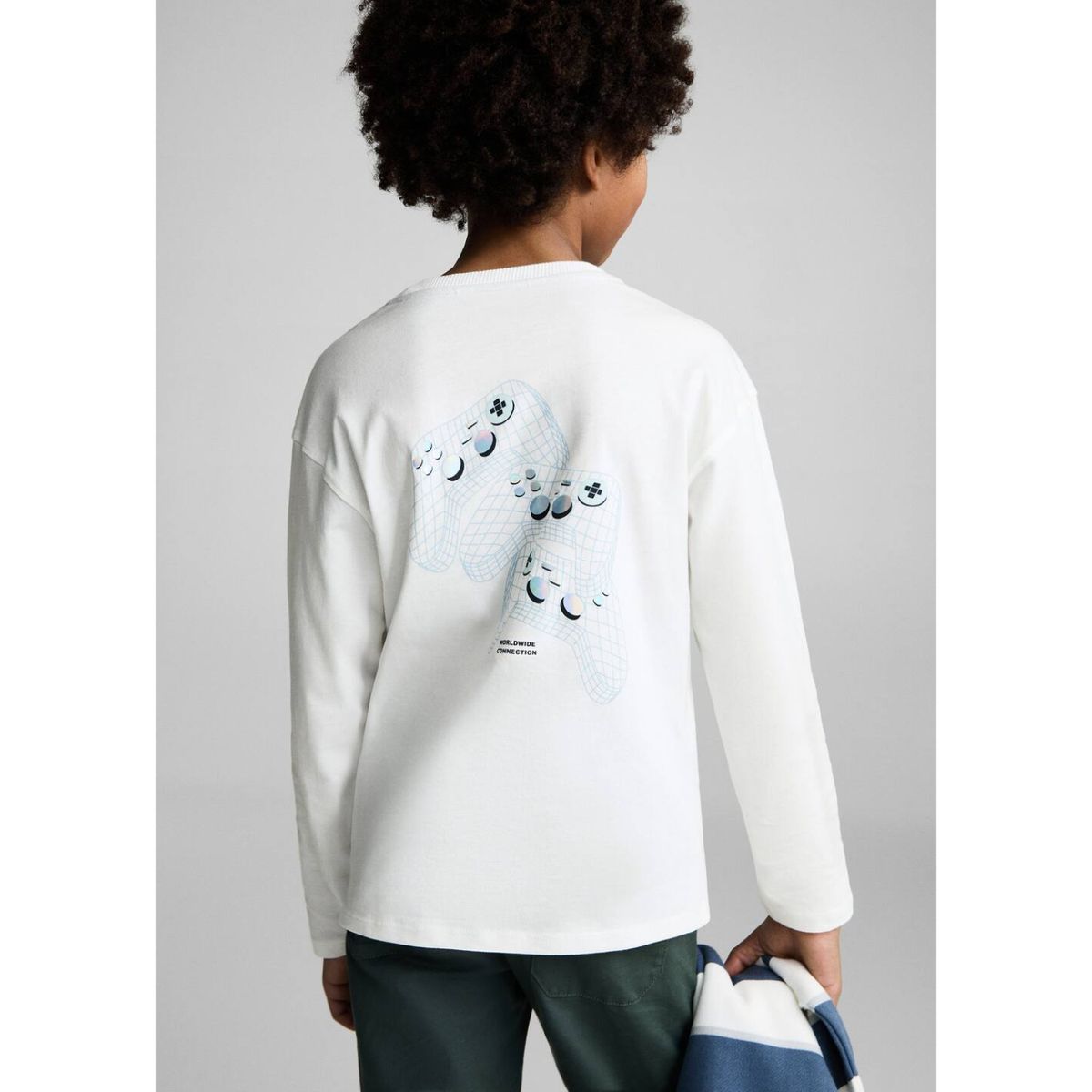 MANGO KIDS - Polo Niño Manga Larga Algodón Mango Kids