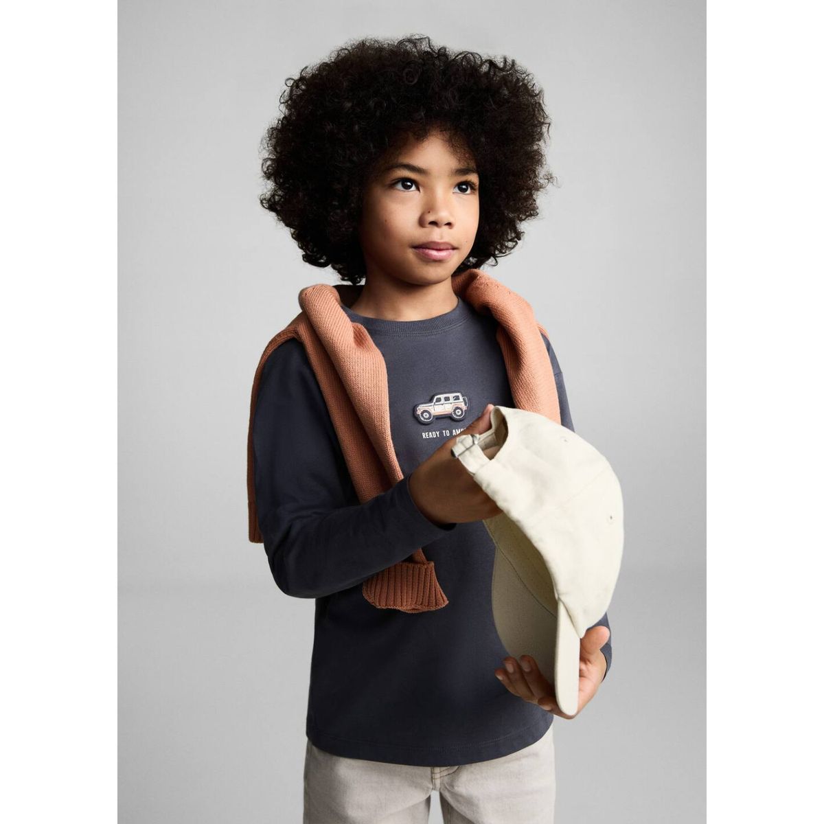 MANGO KIDS - Polo Niño Manga Larga Algodón Mango Kids