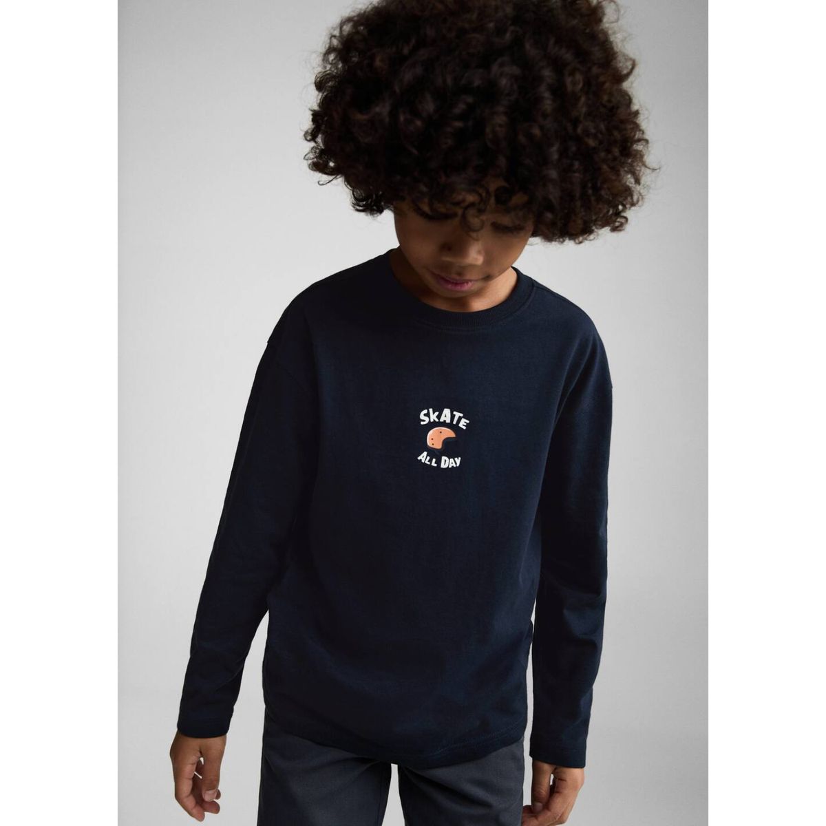 MANGO KIDS - Polo Niño Manga Larga Algodón Mango Kids