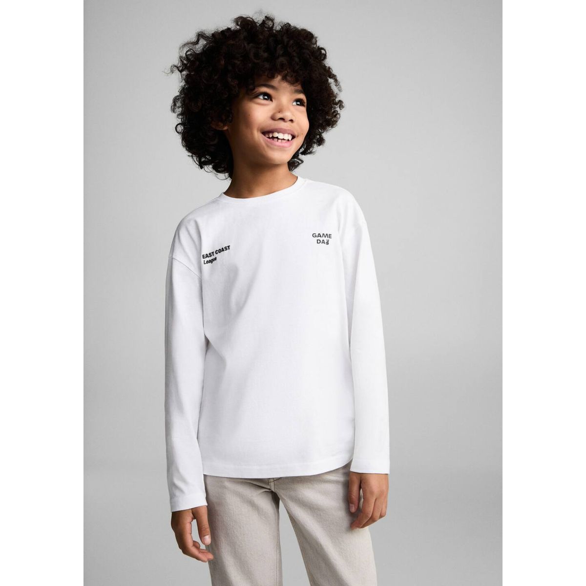 MANGO KIDS - Polo Niño Manga Larga Algodón Mango Kids